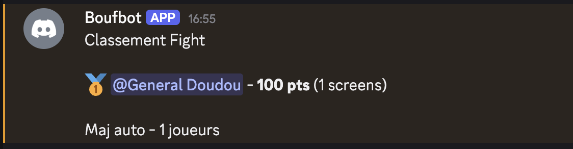 Capture Module points classique pour Classements classiques